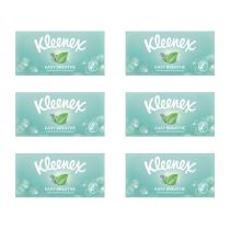 Kleenex Easy Breathe Facial Tissues 56 Sheets - Pack of 6
