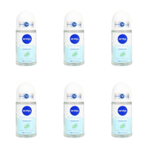 Nivea 72h Fresh Energy Antibacterial Roll On Deodorant 50ml - Pack of 6