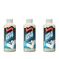 Crucials Sauce Squeezy Garlic Mayo 500ml - Pack of 3