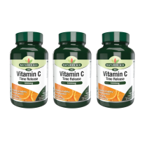 Natures Aid Vitamin C 1000mg Time Release for Immunity 90 Tablets - Pack of 3