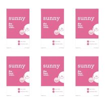 Sunny The Face Wax Strips (20 Strips & 10 Finishing Wipes) - Pack of 6