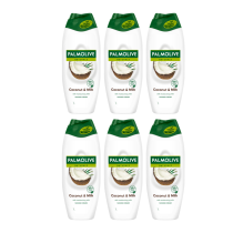 Palmolive Naturals Coconut & Milk Shower Cream 500 ml - Pack of 6