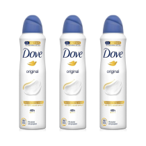 Dove Original Antiperspirant Deodorant Spray 150ml - Pack of 3