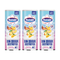Neutradol Bin Odour Destroyer Powder Peach & Mango Burst 350g - Pack of 3