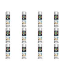 Paint Factory Colour It Flat Matt White Aerosol Spray Paint 250ml - Pack of 12