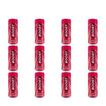 Boost Red Berry Carbonated Energy Drink 500ml - Pack of 12