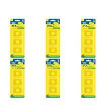 Perfect Scents Lemon Zest Stick-On Bin Freshener 3 x 5g - Pack of 6