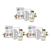 Air Wick Cosy Cottage Frosted Roses & Snowberry Plug-In Diffuser Kit with Refill 19ml x 3