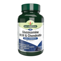 Natures Aid Glucosamine MSM & Chondroitin With Vitamin C 90 Tablets