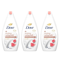 Dove Almond Cream & Hibiscus Soothing Bubble Bath 450ml - Pack of 3