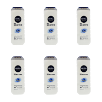 Nivea Men Sensitive 3-in-1 Shower Gel 500ml - Pack of 6