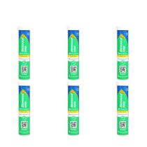 Berocca Mind Citrus Flavour Effervescent Tablets – 15 Count - Pack of 6