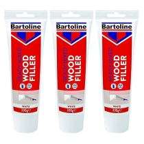 Bartoline Ready Mixed Wood Filler White Tube 330g - Pack of 3