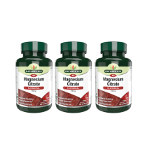 Natures Aid Magnesium Citrate Elemental for Muscles 60 Capsules - Pack of 3