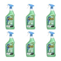 Flash Spray Wipe Done Apple Blossom Anti Bacterial Cleaning Spray 800 ML - Pack of 6