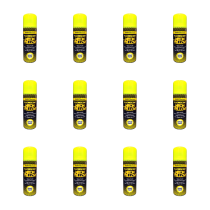 Paint Factory Neon Yellow Spray Paint 200ml - Pack of 12