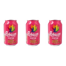 Rubicon Guava Sparkling Fruit Drink 330ml Can - Pack of 3