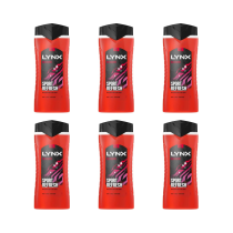 Lynx Sport Fresh Recharge Shower Gel 500 ML - Pack of 6