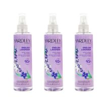 Yardley London English Lavender Fragrance Body Mist 200ml - Pack of 3