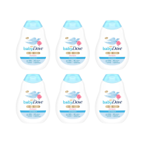 Dove Baby Rich Moisture Sensitive Skin Care Shampoo 200ml bottle on a bathroom shelf