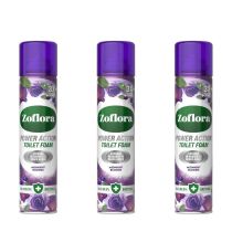 Zoflora Midnight Blooms Toilet Foam Cleaner 300ml - Pack of 3