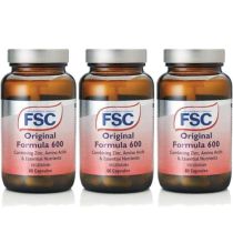 FSC Original Formula 600 Supplement 60 Capsules - Pack of 3