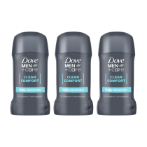 Dove Men+Care Clean Comfort Antiperspirant Deodorant 50 ml - Pack of 3