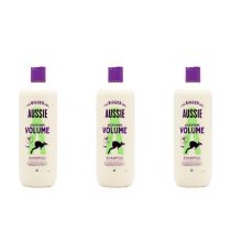 Aussie Aussome Volume Shampoo with Australian White Strawberry 600ml - Pack of 3