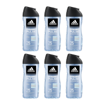 Adidas Dynamic Pulse 3‑in‑1 Shower Gel 250ml - Pack of 6