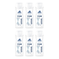 Adidas Adipure Pure Performance Skin Respect Shower Gel 250 ml - Pack of 6
