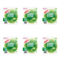Harpic Hygienic Toilet Cleaner with Sticker 4 Count - Pack of 6