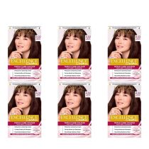 Loreal Paris Excellence Creme Permanent Hair Dye 4.02 Tempting Brunette - Pack of 6