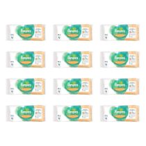 Pampers Harmonie Protect and Care Baby Wipes 44s pack on a clean nursery shelf