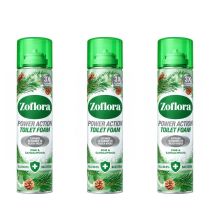 Zoflora Pine & Sandalwood Toilet Foam Cleaner 300ml - Pack of 3