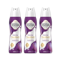Imperial Leather Foamburst Plum Blossom & Cashmere Musk 200ml - Pack of 3