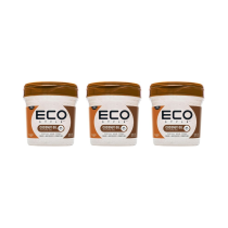 Eco Style Coconut Oil Hair Gel Hair Gel 473 ml - Pack of 3