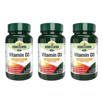 Natures Aid Vitamin D3 High Strength 1000iu 90 Tablets - Pack of 3