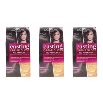 L’Oréal Paris Casting Creme Gloss 4102 Cool Chestnut Hair Dye 234g - Pack of 3