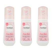 Femfresh Foam Wash Cleanser With Shea Butter & Oat Milk Extracts 150ml - Pack of 3