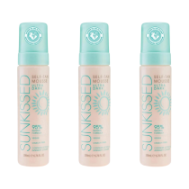 Sunkissed Ultra Dark Self Tan Mousse 200ML - Pack of 3