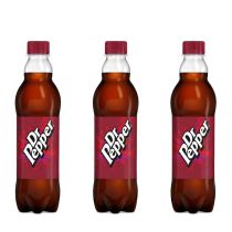 Dr Pepper Carbonated Soft Drink 500ml - Pack of 3