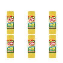 Elbow Grease Yellow Microfibre Easy Tear Cleaning Cloths 10 Count - Pack of 6
