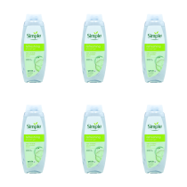 Simple Kind to Skin Refreshing Cucumber Shower Gel 675ml - Pack of 6