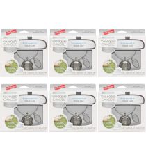 Yankee Candle Clean Cotton Charming Scents Car Starter Kit - Pack of 6