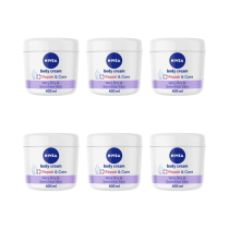 Nivea Repair & Care Sensitive Body Cream 400ML - Pack of 6