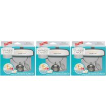 Yankee Candle Bahama Breeze Car Fragrance Starter Kit - Pack of 3