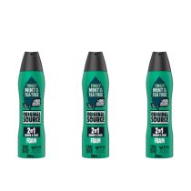 Original Source Mint & Tea Tree 2 in 1 Shower & Shave Foam 200ml - Pack of 3