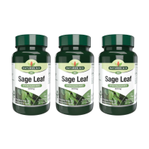 Natures Aid Sage Leaf with 2mg Rosmarinic Acid for Women 90 Tablets - Pack of 3