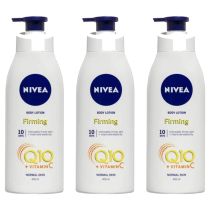 Nivea Q10 Firming Body Lotion 400ml - Pack of 3