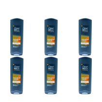 Dove Men+Care Sandalwood & Vanilla Shower Gel 250ml - Pack of 6